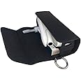 GC ® Original Case Compatible with IQOS 3/3DUO Space for Holder Heets Pocket Charger Brush Heat Filter Set Protective Case, black,