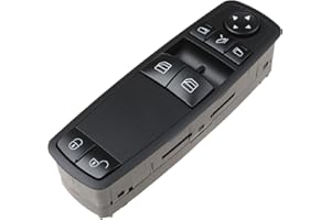 LEDFEWAG Interruttori a pulsante Alzacristalli per auto A1698206510 Compatibile per Classe A W169 A160 A180 Classe B W245