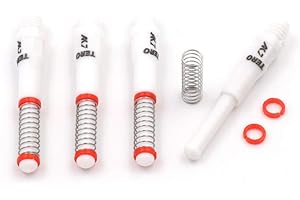 CUESOUL TERO AK7 Tiges de fléchettes à Ressort intégré télescopique, Lot de 4 pièces