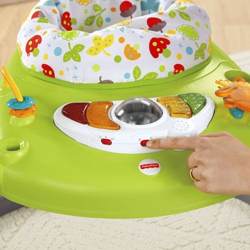 Fisher Price Jumperoo Rainforest Woodland Friends SpaceSaver Activitycenter - 3