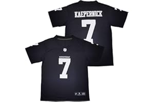 Kekambas Men's #ImWithKap Colin #7 Kaepernick IM with KAP American Football Jersey Stitched