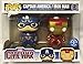 Produktbild FunKo 023561 Pop Marvel: Civil War Captain America/Iron Man 2 Pack 2 Vinyl Figure