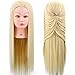Neverland Beauty 22 Inch 100% Synthetic Hair Hairdressing Cosmetology Training Head Blonde Mannequin Head Hairdresser Training Head with Clamp for College and Professional Use #613