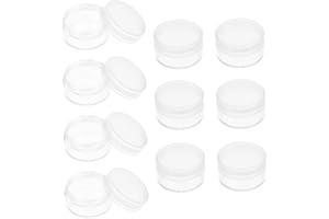 OSALADI 10 kartonów pudełko na zegarki, mini pojemnik, plastikowy pojemnik, organizer na kolczyki, organizer części, walizka na części zegarków, walizka na narzędzia do naprawy zegarków