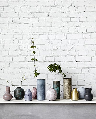 Vase, Effect, brass, dia.: 8.5 cm, h.: 14 cm - 3