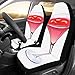 Produktbild Rtosd Cocktail-Drink mit kaltem EIS Benutzerdefinierte Fit Auto Drive Autositzbezüge Protector für Frauen Automobil Jeep Truck SUV Fahrzeug Full Set Zubehör für Erwachsene Baby (Satz von 2 Front)