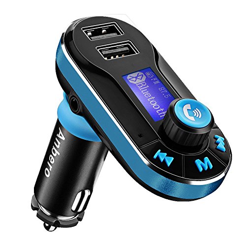 Transmisor FM Bluetooth para Coche, Kit Manos Libres para Coche Bluetooth