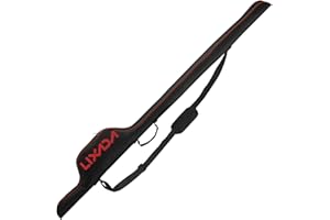 Lixada Bolsa de Caña de Pescar de 63 Pulgadas,Estuche Portátil,Soporte Plegable para Caña de Pescar,Bolsa de Almacenamiento Organizador de Aparejos de Caña de Gran Capacidad