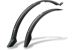 SKS GERMANY VELO błotnik dla dorosłych i dzieci (akcesoria rowerowe z praktycznym uniwersalnym mocowaniem, optymalna ochrona przed pryskaniem, z odpornego na uderzenia tworzywa sztucznego)