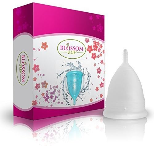Blossom Menstrual Cup Reusable Period Cups Small Clear