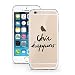 Produktbild licaso iPhone 6S Hülle Apple iPhone 6 & 6S aus TPU Silikon Chic Happens Style Fashion Ultra-dünn schützt Schutzhülle (iPhone 6 6S, Chic Happens)