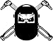 Produktbild Schlosser Metallbauer Totenkopf 20cm hochwertige UV-beständige Aufkleber,Sticker, für Auto,Wand,Laptop,Fliesen,Bad,Badezimmer,WC, und alle glatten Flächen aus Hochleistungsfolie ohne Hintergrund,