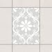 Produktbild Pattern Design GmbH Fliesen Aufkleber – Design Flower Light Grey 20 cm x 15 cm, Set Größe: 10 Stück