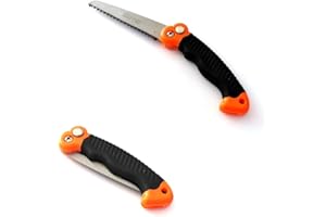 FAST WORLD SHOPPING ® Seghetto Pieghevole Manuale Segaccio Tascabile Lama 130Mm Taglia Legna Cartongesso Potatura