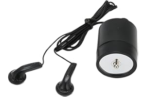 JOYZAN Microphone Mural à Travers Le Mur, Dispositif D'écoute Audio Haute sensibilité, Amplificateur de Fuite Latérale de Tuyau, Détection de Chauffage au Sol, Eau, Béton, Mur, Acier