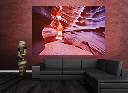 Fototapete Antelope Canyon Wand-dekoration – Wandbild Slot Canyon Poster-Motiv by GREAT ART (210 x 140 cm) - 8