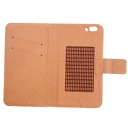 Gukas Flip PU Billetera Design Para Cubot Magic 5  Funda De Carcasa Cartera De Cuero Case Cover Piel  Negro 