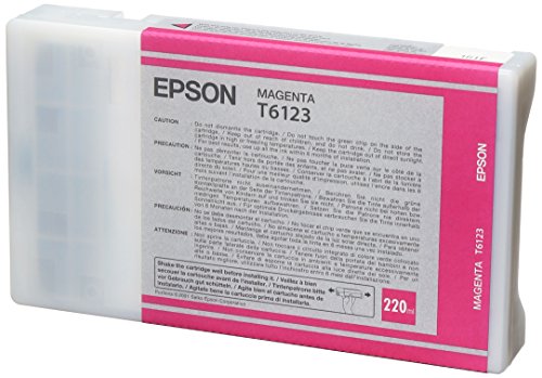 Epson T6123 Cartouche d'encre d'origine Magenta220Ml