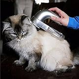 1.Matrtial: ABS + PS + TPR Seturrip - Herramientas de Belleza para Mascotas de Pelo removedor de la Piel Shedd Cepillo Peine Aspirador Suministros para Perros Gato Trimmer Accesorios para Perros del Animal doméstico []