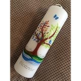 Taufkerze mit Lebensbaum - Baum - inkl. Beschriftung von Babyprince - handgearbeitete Wachsverzierungen - !!! keine Folie !!!