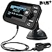 Price comparison product image FirstE 5 in 1 Car DAB/DAB+ Radio Portable FM Transmitter (Crystal Digital Sound+ 2.3" Big LCD Screen Bluetooth Receiver+ Micro SD/TF Card Play+Handsfree Call+5V 2.1A/1.0A Dual USB Car Charger), 3M Antenna Digital Audio Broadcasting Adapter with Wireless 3.5mm Aux Output Bluetooth Car Kits