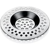 Paslanmaz &Ccedil;elik Lavabo S&uuml;zgeci 7 cm &ndash; Mutfak ve Banyo Gideri İ&ccedil;in Tıkanma &Ouml;nleyici Metal S&uuml;zge&ccedil;