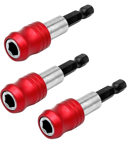 Ung Akkuschrauber Bithalter Magnetisch, 2 Stück MHMondawn Schnellwechsel Bithalter 1/4 Bit Halter