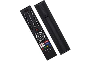 Riry Replacement Universal Remote Control for techwood Logik Digihome Finlux Bush Celcus Polaroid Hitachi VESTEL JVC Remote Control Smart HD LED TV -No additional setup required