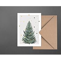 Weihnachtskarte / Tanne