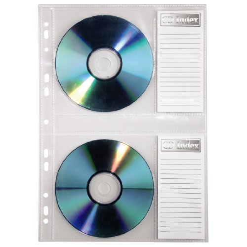 Hama CD ROM Ordnerhüllen DIN A4 für 20 CD-ROMs - 5