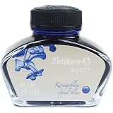 Pelikan Tinte 4001 – 30 Ml Im Glas (2 Converter Inklusive, Farbe: Königsblau)