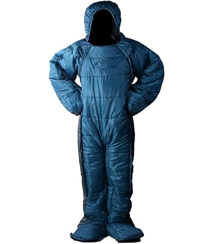 Semptec Urban Survival Technology Schlafsack Anzug: Schlafsack fr  Erwachsene mit Armen & Beinen, Gre XL, 205 cm, blau (Schlafsack Overall  Erwachsene, Schlafsack mit Fen Erwachsene) : Amazon.de: Sport & Freizeit