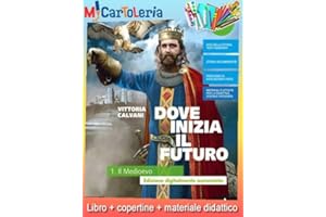 Rebillo DOVE INIZIA IL FUTURO PLUS 1 + QUADERNO DELLE COMPETENZE (9788824799782) + copertine + Il tuo libro scolastico copertinato con articoli di cartoleria per la scuola