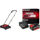 Einhell GC-SC 18/28 DS Li-Solo, Ak&uuml;l&uuml; &Ccedil;im Havalandırma + Einhell 18V 4,0 Ah PXC Starter Kit, Ak&uuml; &amp; Şarj Cihazı