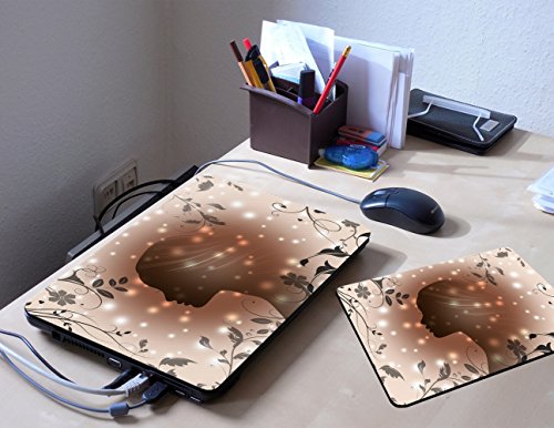 Pandora 10007, Retro, Skin-Aufkleber Folie Sticker Laptop Vinyl Designfolie Decal mit Ledernachbildung Laminat und Farbig Design für Laptop 11.6″ - 4