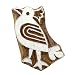 Produktbild Grenzmarke dekorative Blöcke Vogel scrapbook Stempel braune Blockdruck