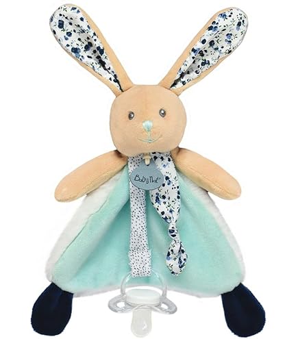 Baby Nat' BN6026 - Attache De Peluche Lucien Le Chien, Doudou Chupete Perro Suave Para Bebés