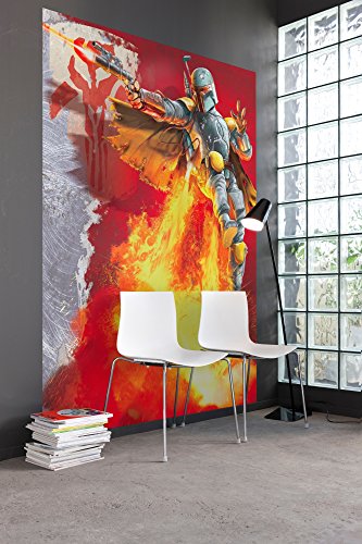 Komar Fototapete "Star Wars Boba Fett", 184 x 254 cm, 4 Teile