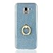 Produktbild Everainy Motorola Moto G6 2018 Hülle Silikon Bumper Gummi Cover mit Ring 360 Grad Ständer Hüllen Kompatibel für Motorola Moto G6 2018 Handyhülle Stoßfest TPU Stoßstange Schutzhülle (Silber)