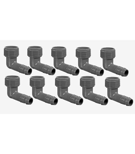 Claber RACCORDO AD ANGOLO PER TUBO COLLETTORE PER IMPIANTI A GOGGIA Art 91025 Mis 1 2