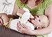 ScratchSleeves | Stay-on Scratch Mitts for Itchy Babies & Toddlers | Cream/Chocolate Brown
