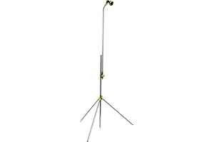 Jardibric - Douche Brumisateur sur Trépied 2.4m Rétractable - 3 Buses Réglables pour une Fraîcheur Instantanée et Personnalisée.