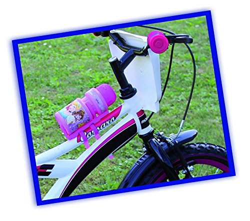 Disney Mädchen Princess Fahrradtrinkflasche mit Halter für Kinder, Rosa, 35256 - 2
