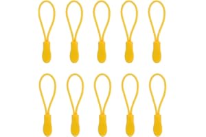 PAPER PLANE ECO Set of 10 Zipper Pull Zip Pull Zipper Puller Cord Slider Fastener Jacket Bagpack replacement
