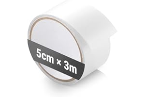 ecooe Tent Repair Tape Transparent Waterproof Professional 3 M x 5 CM Tent Repair Kit Invisible Repair Patche for Tents, Awning, Gazebo, Cover Cloth
