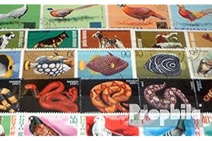 Prophila Collection Motivazioni 100 Diversi Animali Francobolli (Francobolli per i Collezionisti) Altri mammiferi (Scimmie/Dinosauri/Elefanti...)