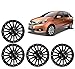Auto Pearl-Premium Quality Car Full Black Wheel Cover Caps Black 15 inches Press Type Fitting For - Honda Mobilio RS.1699.00