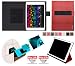 Produktbild Hülle für Apple iPad Pro 10.5 Samsung Galaxy Tab S4 Amazon Fire HD 10 2017 Huawei MediaPad M5 10 Lg G Pad 3 10.1 Tasche Cover Case Bumper | Rot Leder | Testsieger