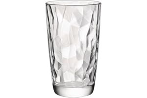 BORMIOLI ROCCO Verre Diamond Transparent verre 470 ml 6 Unités (Pack 6x)