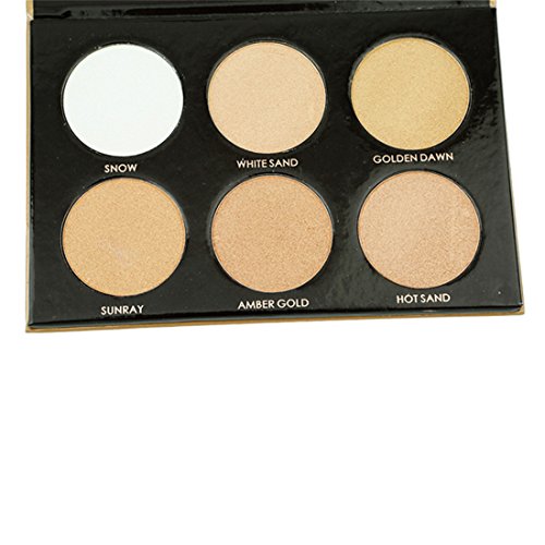 VWH Gesicht Schattierung Pulver Kontur Textmarker Trimmen Pulver Makeup Gesicht Presspulver 6 Farbe - 4